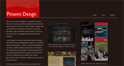 Desktop Screenshot of pinsentdesign.com
